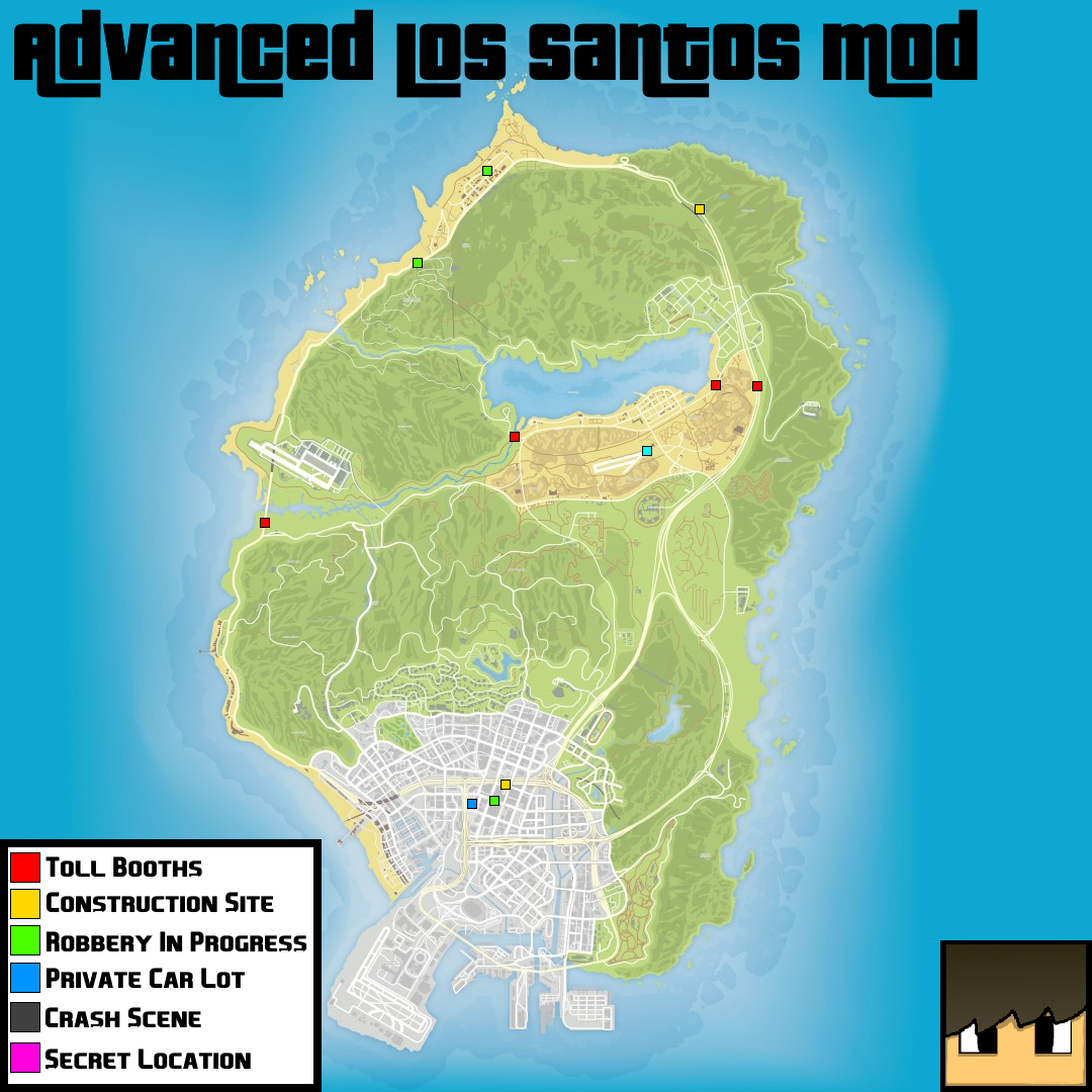 Is this the official GTA 5 Los Santos map?