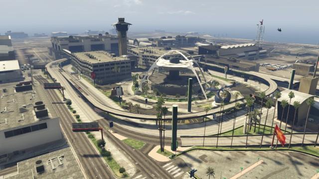 how to get in airport without police gta 5