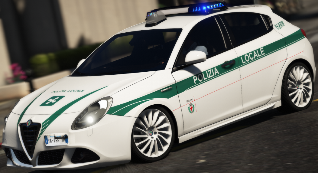 Alfa Romeo Giulietta - Polizia Locale Milano - GTA5-Mods.com