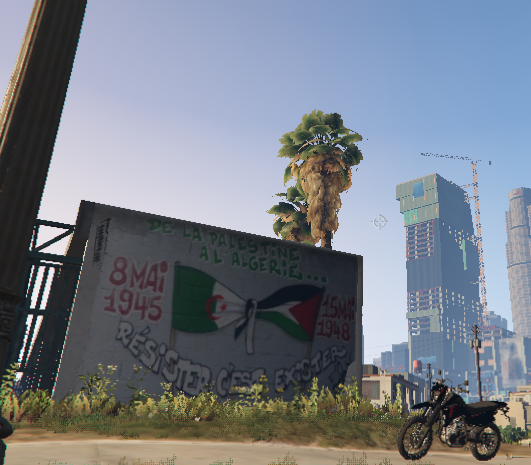 Algeria And Palestine Graffiti Gta5