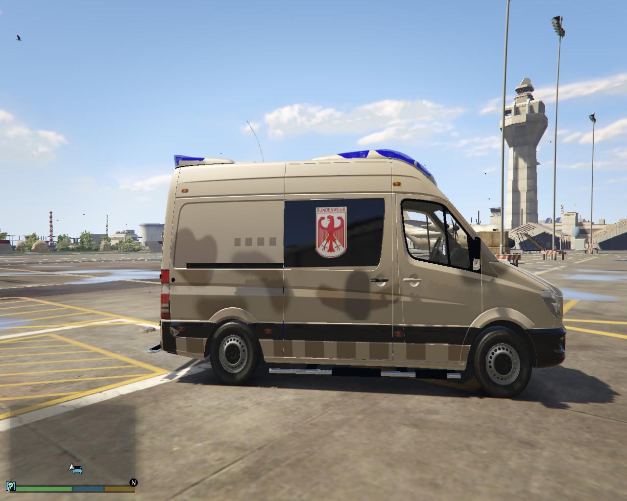 Mercedes Sprinter German Military Ambulance GTA5 Mods com