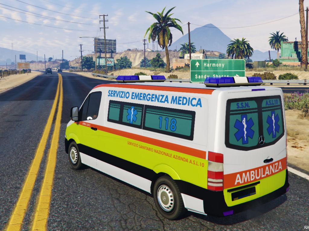 Ambulance gta 5 замена