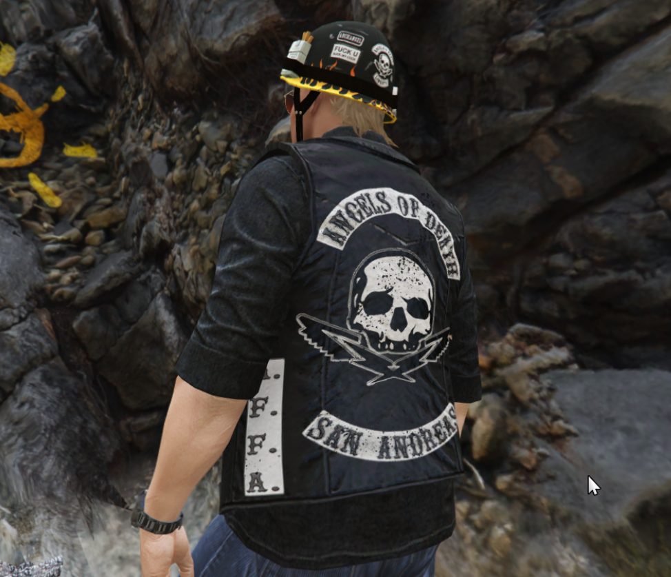 GTA MC Liberty Angels of Death Vest - Jacket Makers