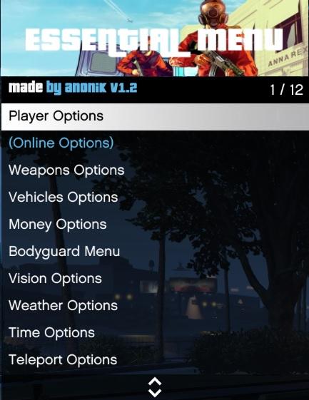 gta 5 pc online mod menu