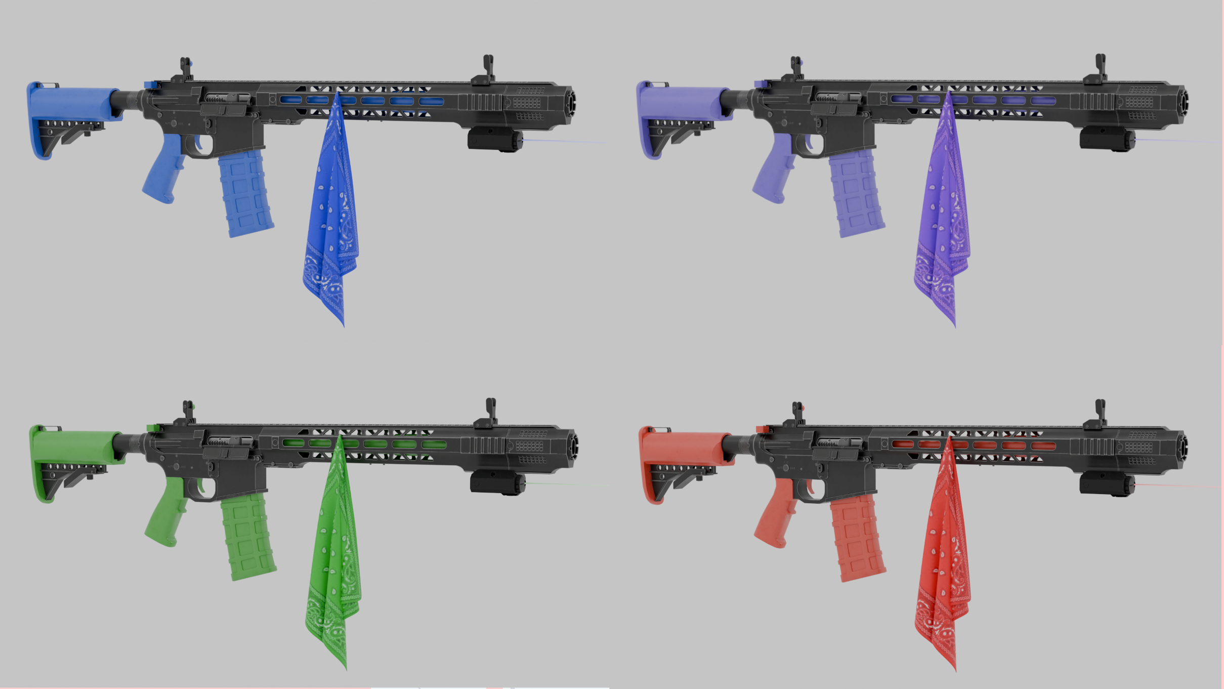 AR-15 [Gang Variants] [REPLACE/ FIVEM ADDON] - GTA5-Mods.com