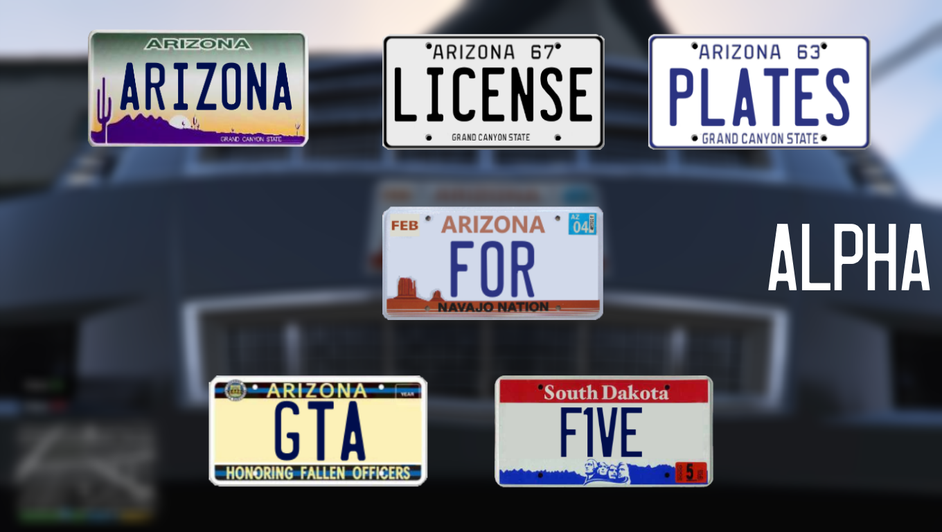 Arizona License Plates - GTA5-Mods.com