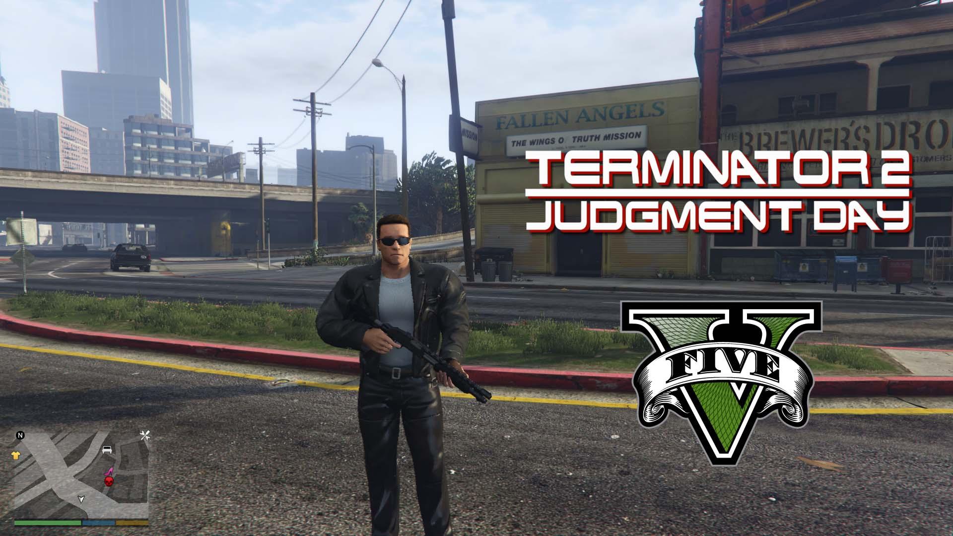 Terminator mod для gta 5 фото 34