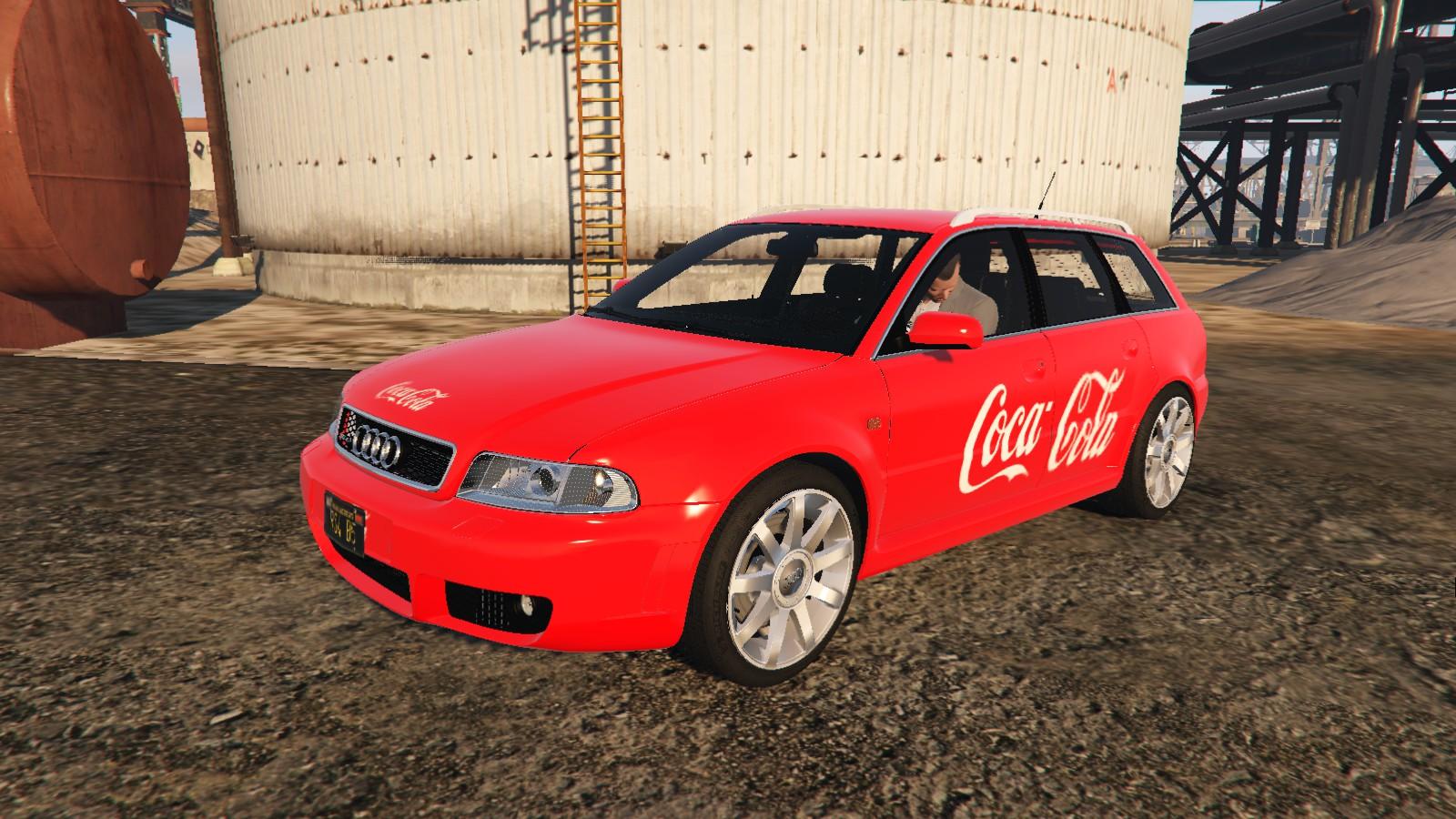 Audi RS4 B5 Avant 2001 livery - Coca Cola simple paintjob ...