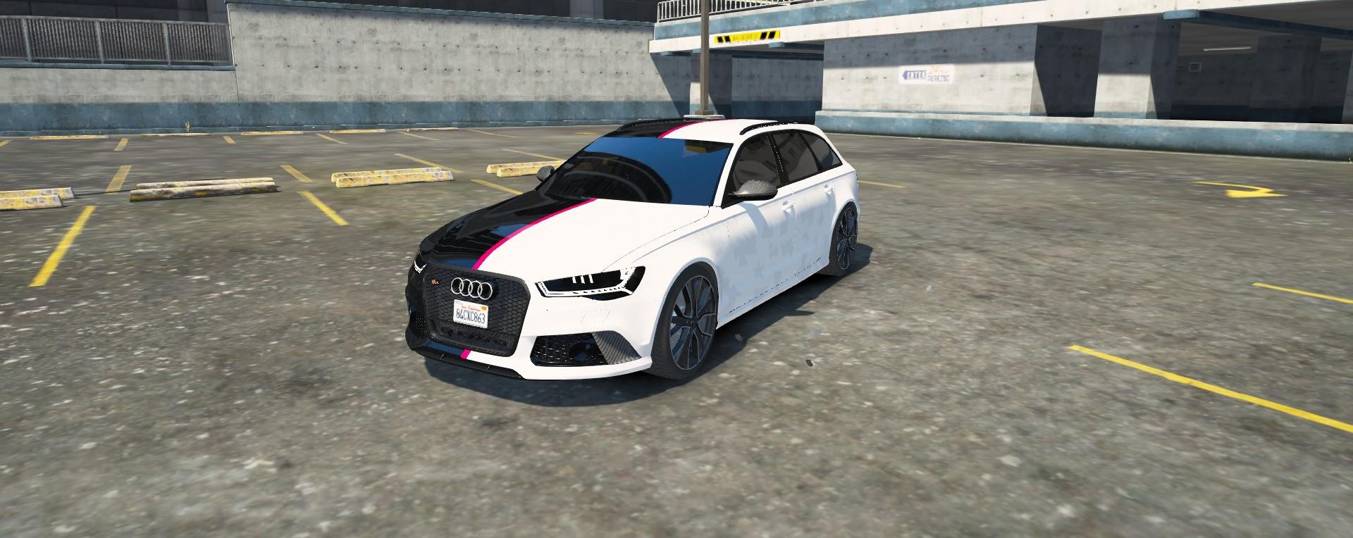 Audi rs6 gta 5 mod фото 84