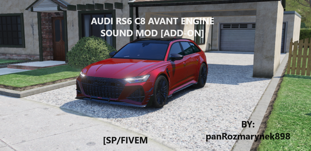 Audi RS C Avant Engine Sound Add On SP FiveM GTA Mods Com