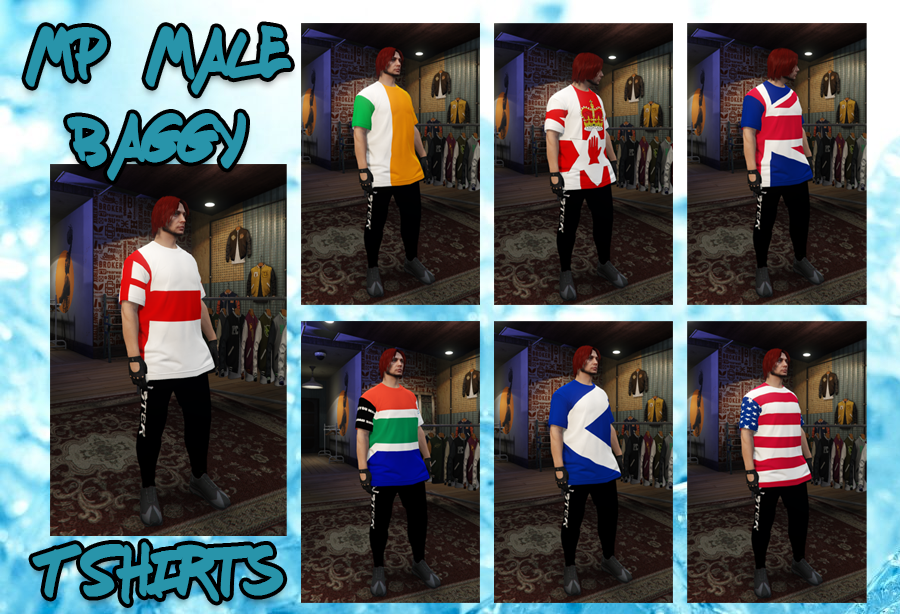 Baggy T Shirts for MP Male - GTA5-Mods.com