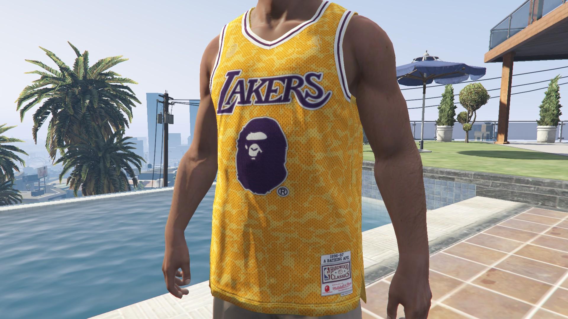 BAPE x Lakers 