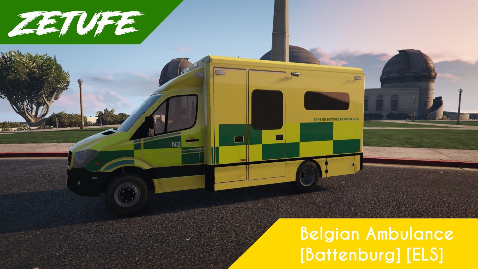 Belgian 2015 Ambulance [Battenburg] [ELS] - GTA5-Mods.com