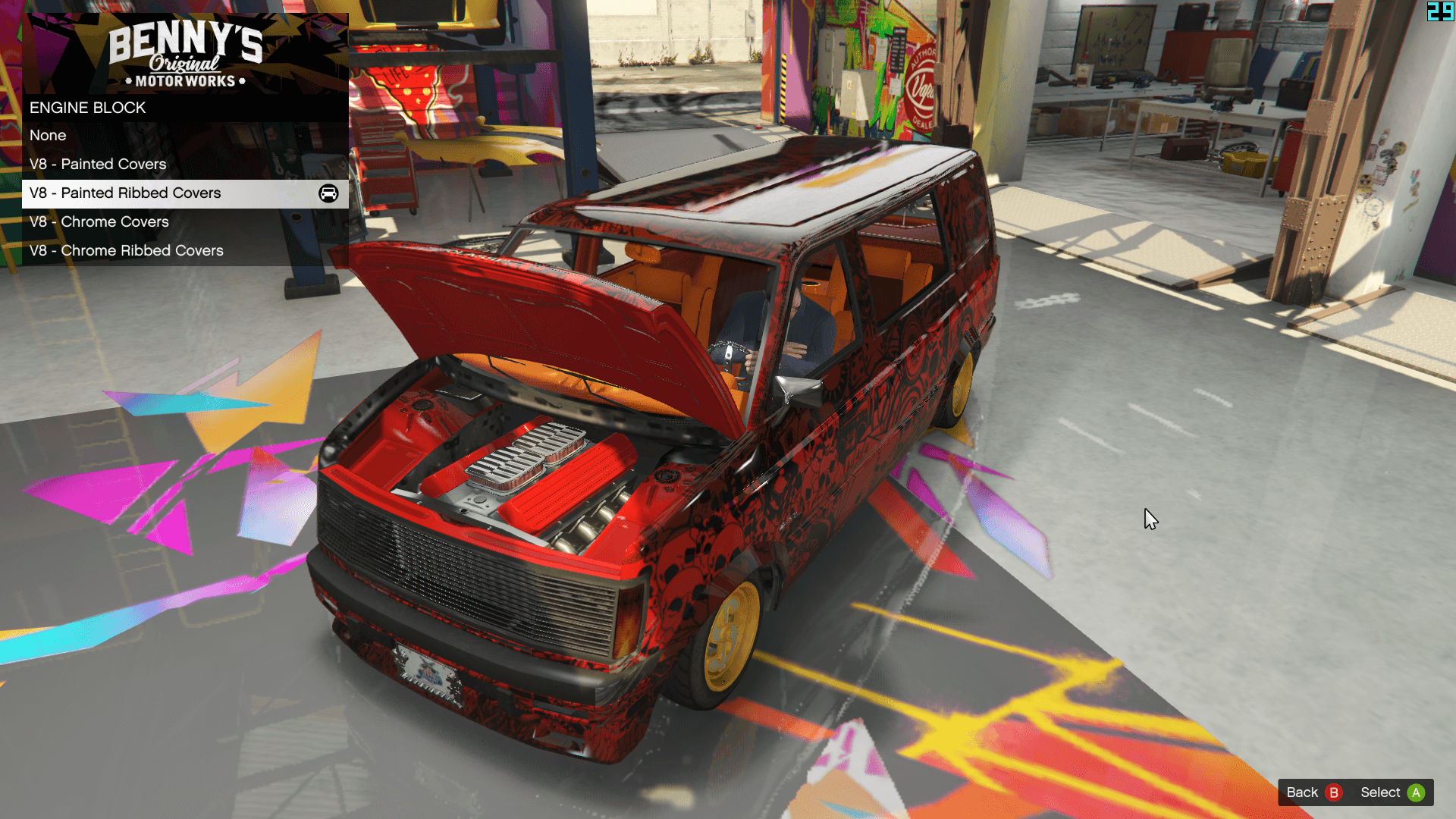 Где тюнинговать машины. ГТА 5 Benny s Motorworks. Benny Motorworks GTA 5. Бенни мастерская для ГТА 5. ГТА 5 Benny s Motorworks автомастерская.