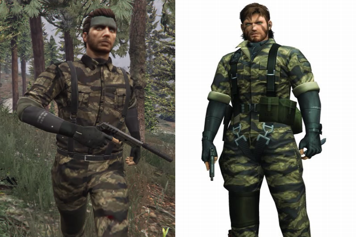 Big Boss Naked Snake Gta5 Mods Com