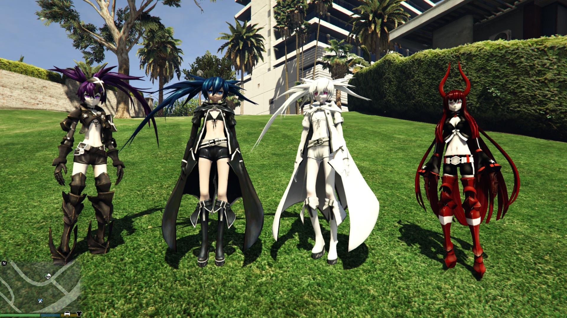 Black Rock Shooter Pack (ADD-On Ped) - GTA5-Mods.com