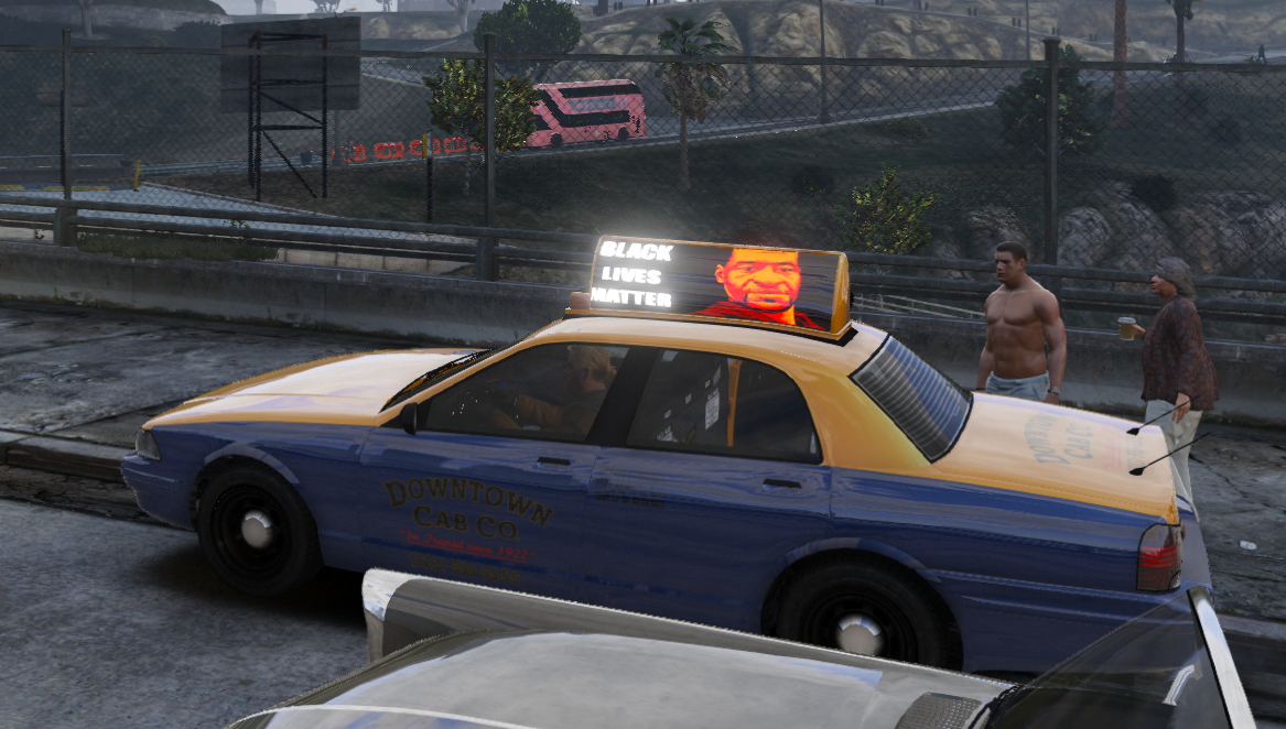 BLM Taxi advertisement (vanilla) - GTA5-Mods.com