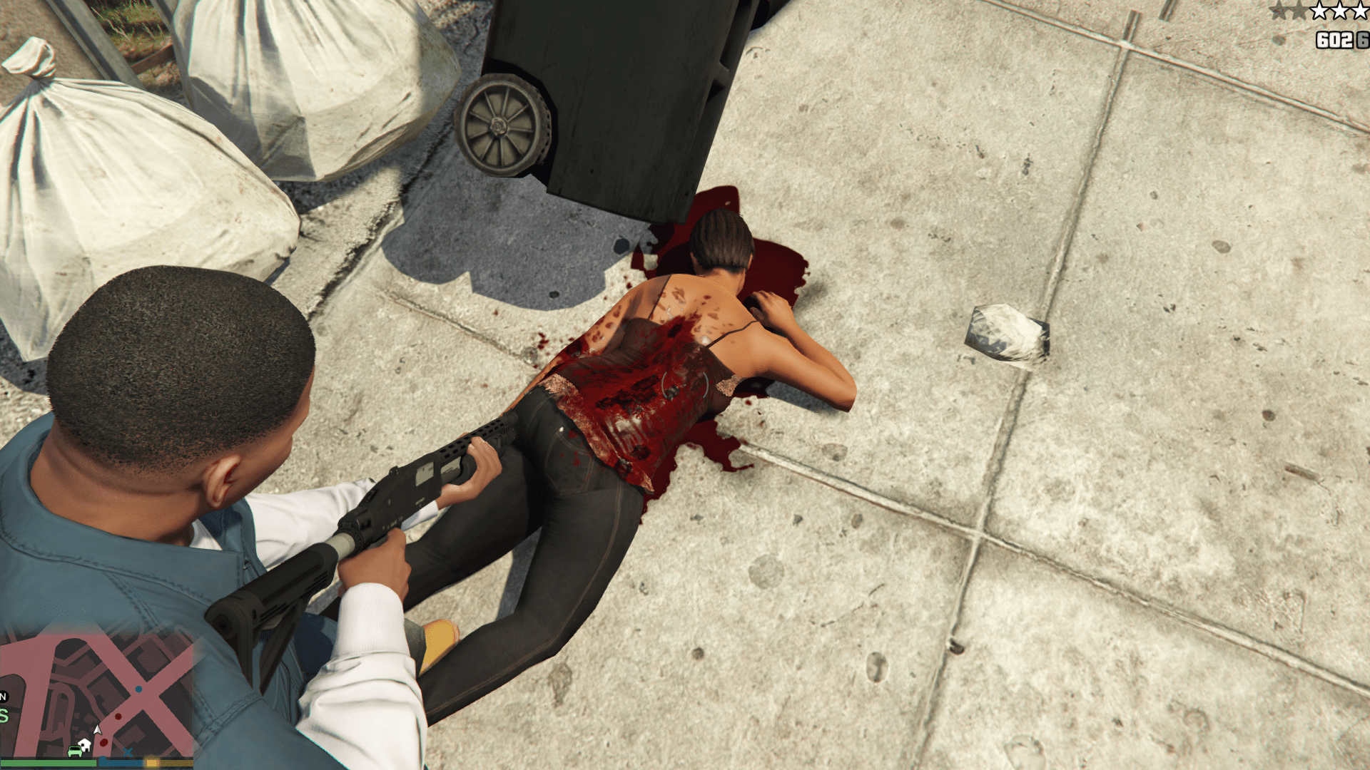 Blood and gore for gta 5 фото 18