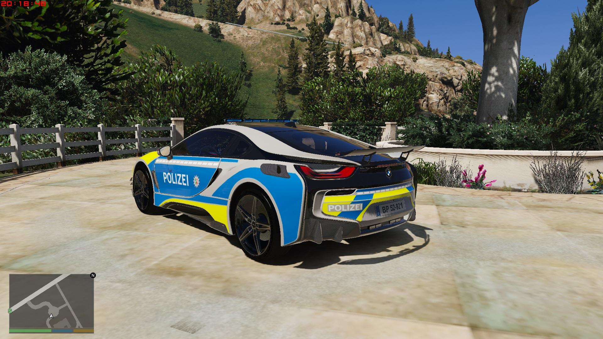  BMW  i8  AC Schnitzer German police noELS ELS GTA5 Mods com