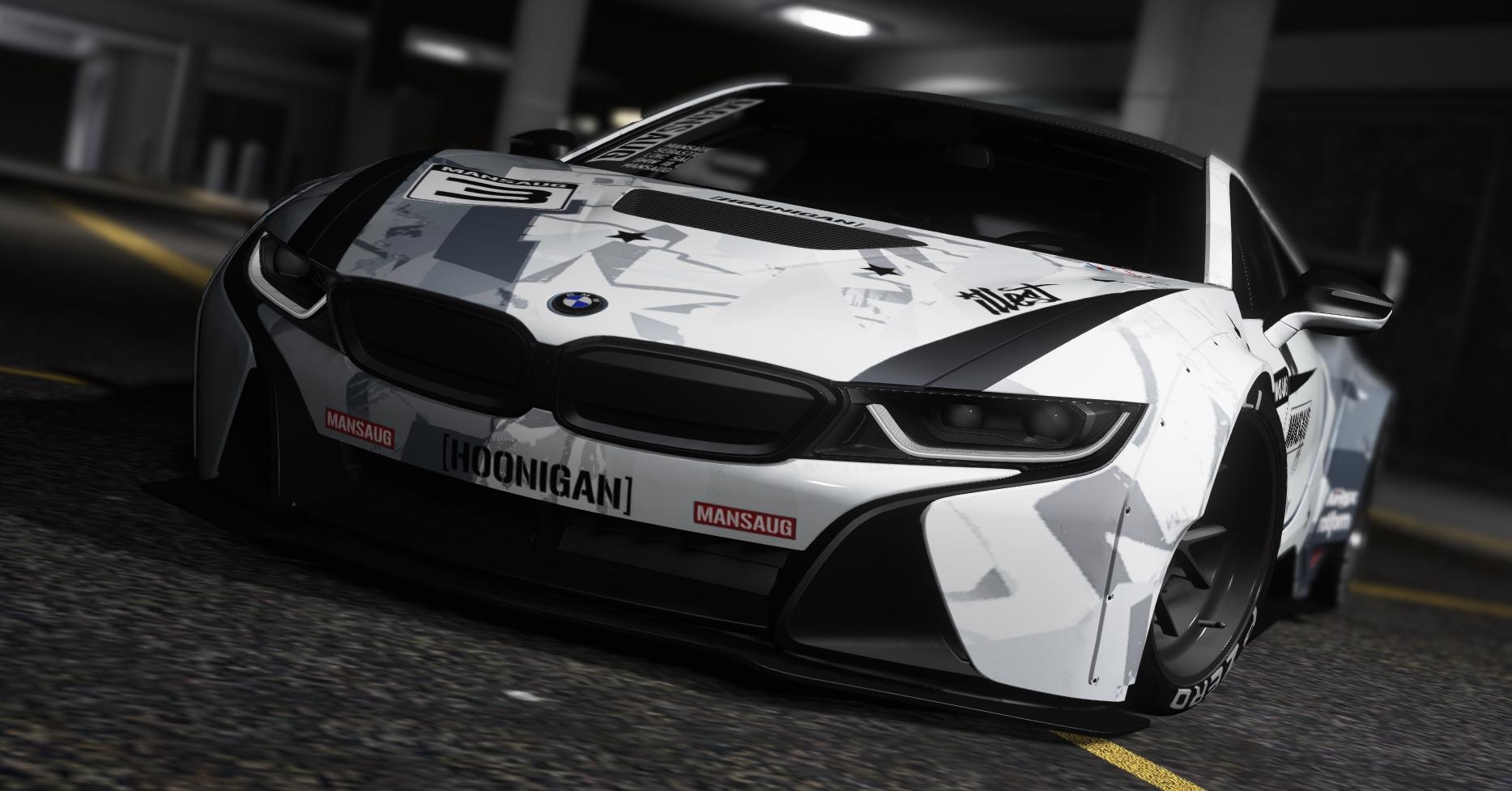 Bmw I8 Coupe Mansaug Replace Addon Template Multi Livery