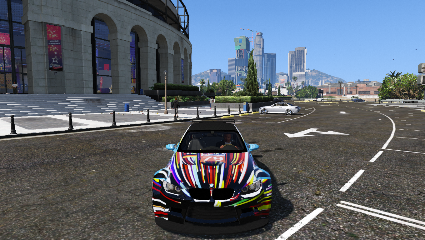 BMW M3 Jeff Koons Art Car Livery  GTA5Mods.com