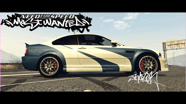 BMW M3 [Razor] Need for speed Most Wanted Paintjob 