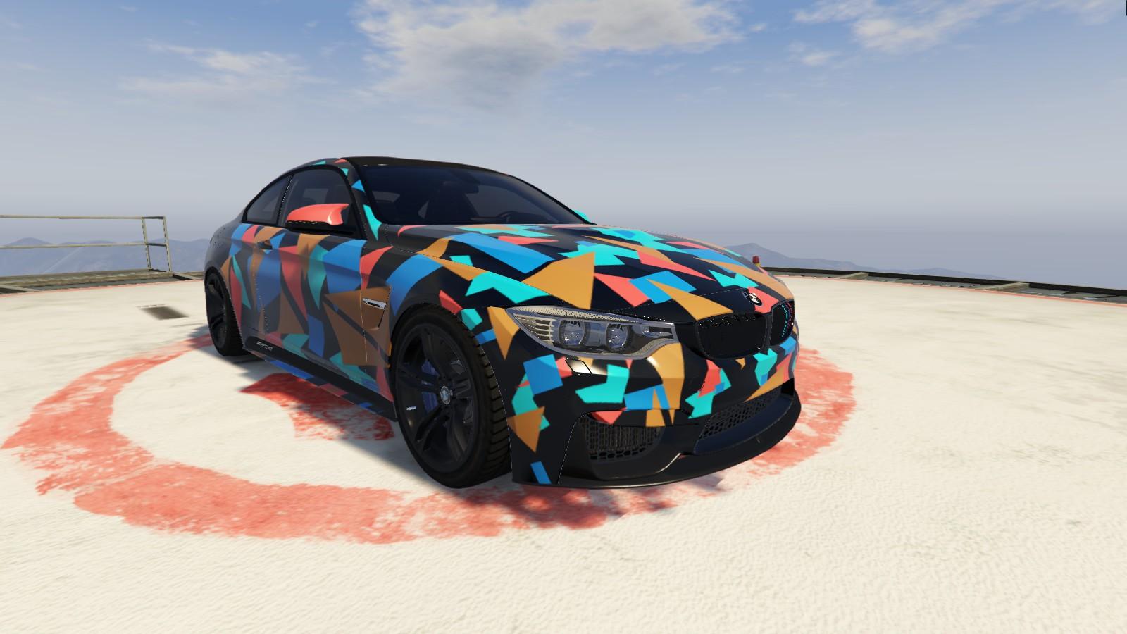 BMW M4 livery - Pattern Design Skin [Paintjob] - GTA5-Mods.com