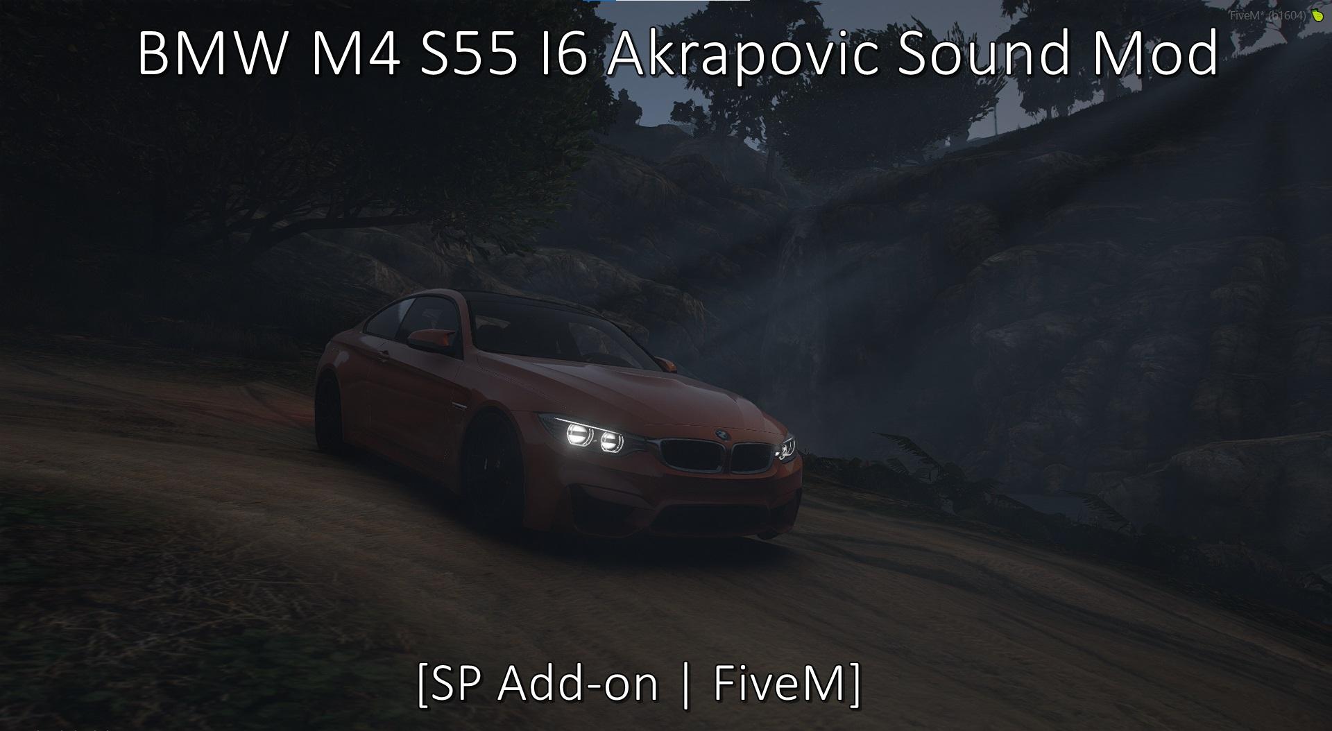 BMW M4 S55 I6 Akrapovic Sound Mod [SP Add-On