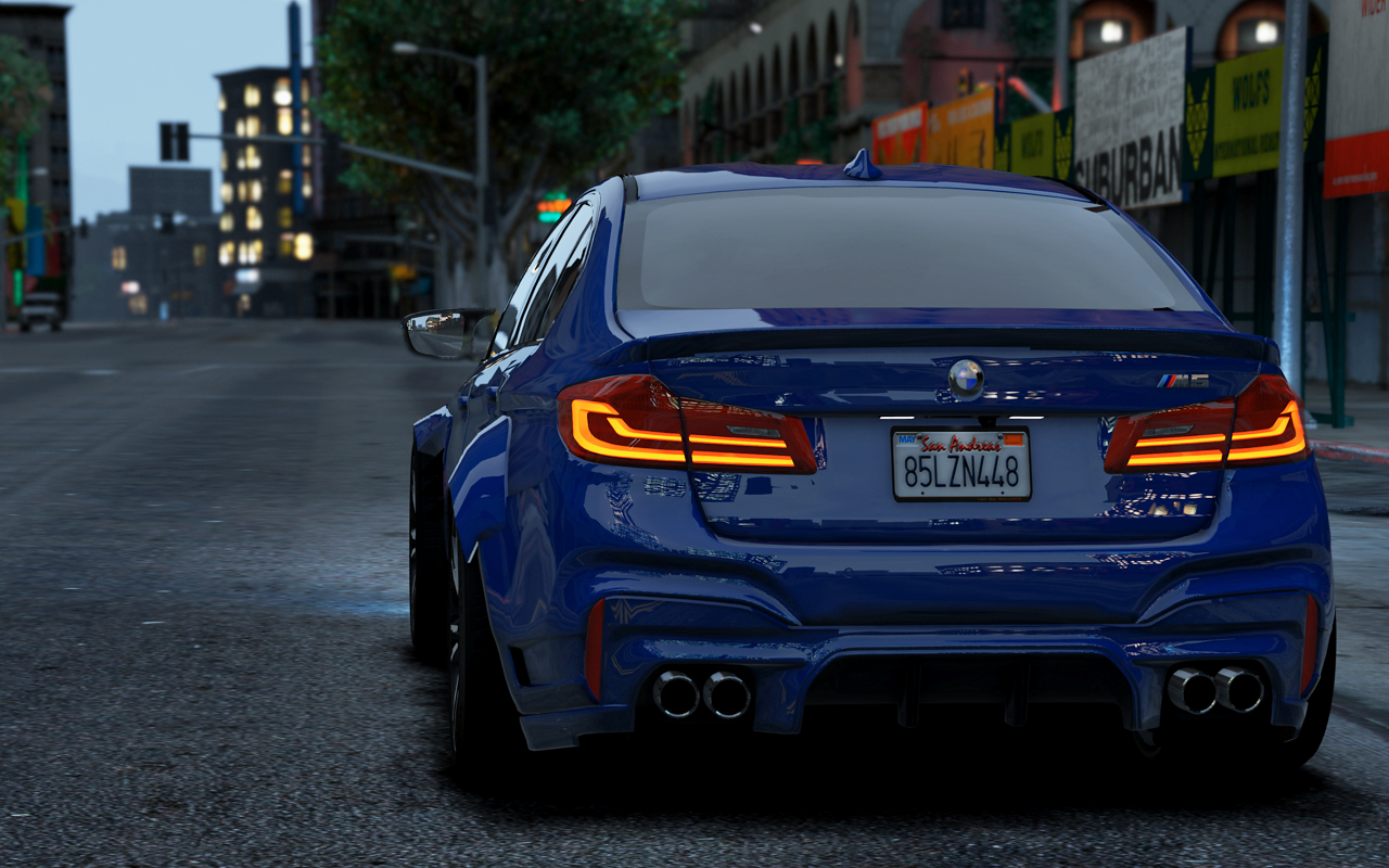 BMW M5 F90 2018 [LibertyWalk(&Stock) / Add-on] - GTA5-Mods.com