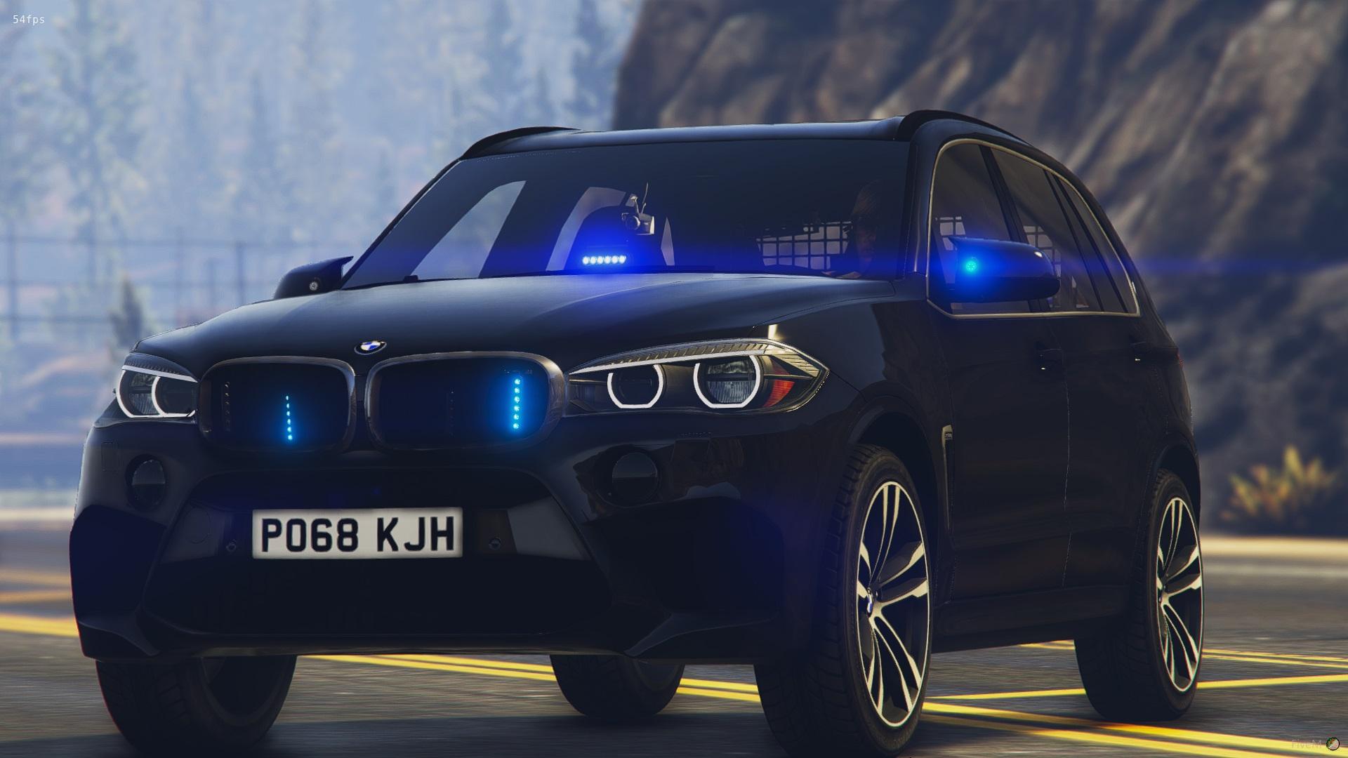 BMW X5M Unmarked ARV [Replace / ELS] - GTA5-Mods.com