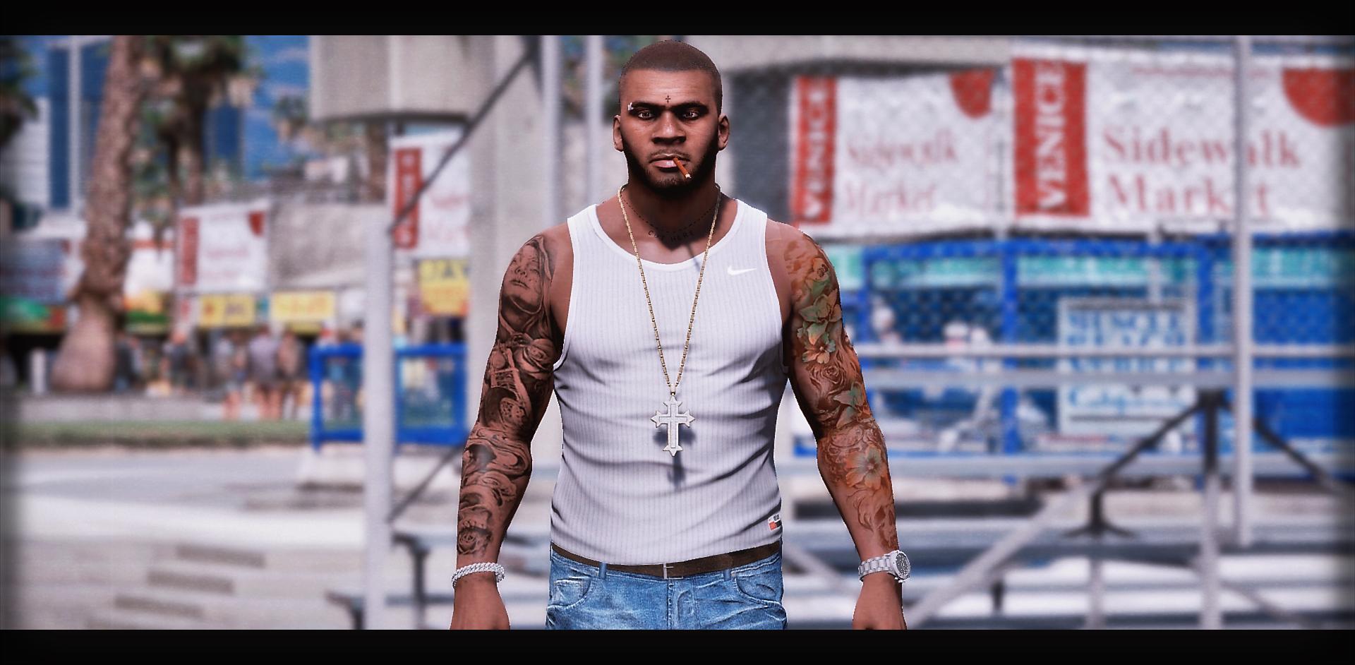 Gta 5 tattoo franklin фото 107