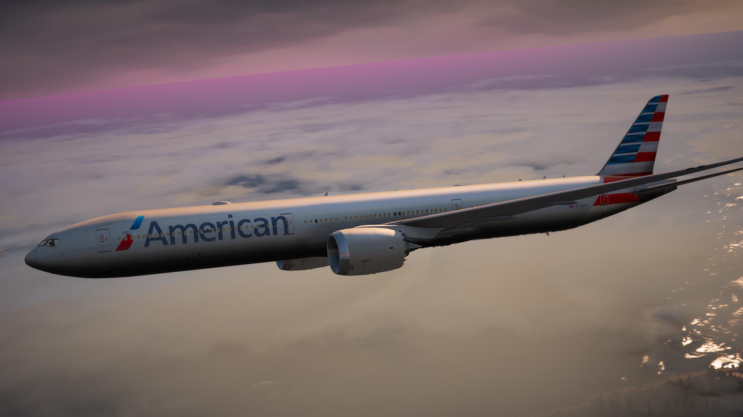 Boeing 777-9x American Airlines fix+ Air Canada livery - GTA5-Mods.com