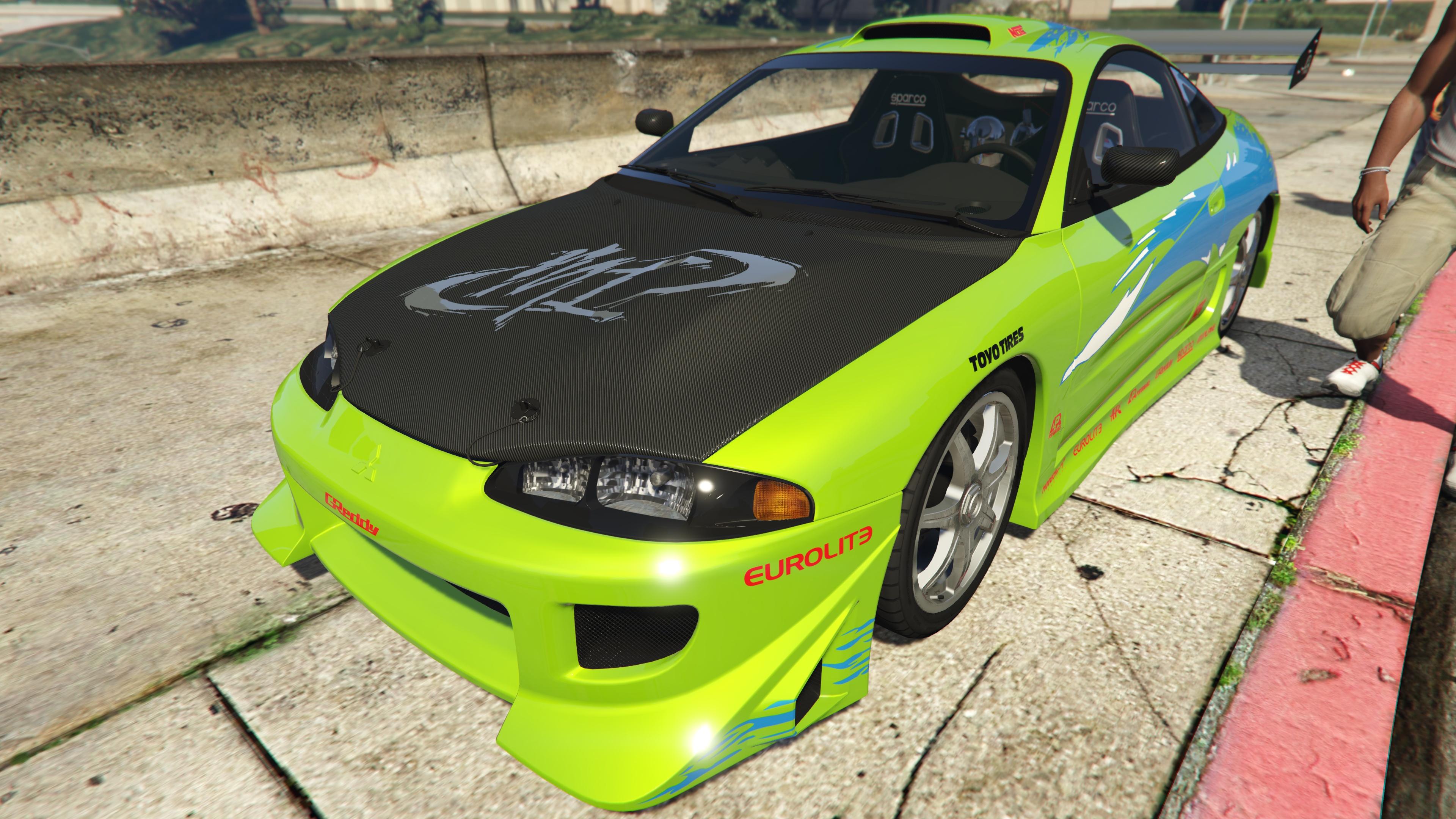 Brian's MITSUBISHI ECLIPSE GS 1995 (FAST&FURIOUS) [Add-On] - GTA5-Mods.com