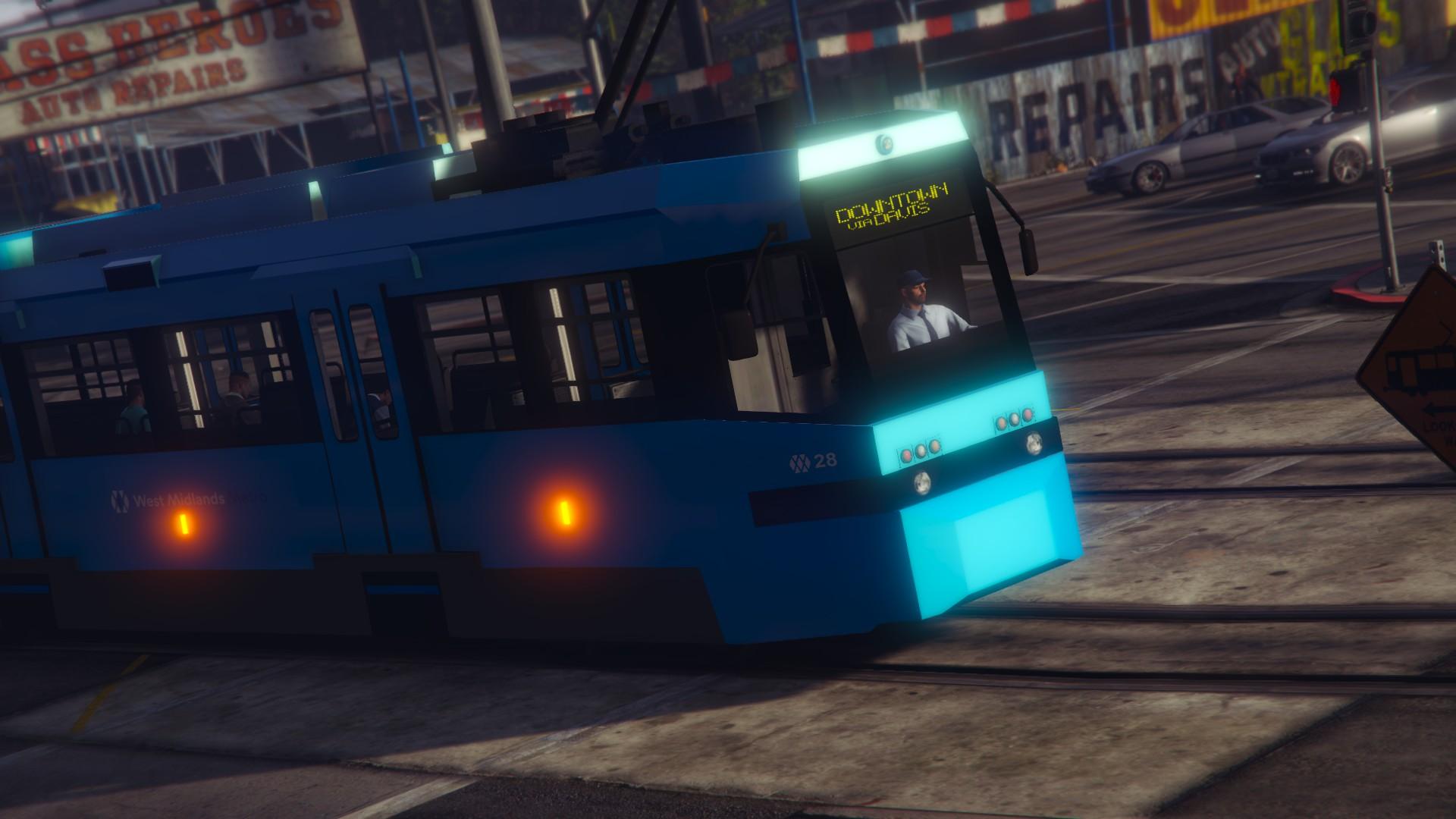 British Ansaldobreda T 68 Tram West Midlands Metro Gta5 Mods Com