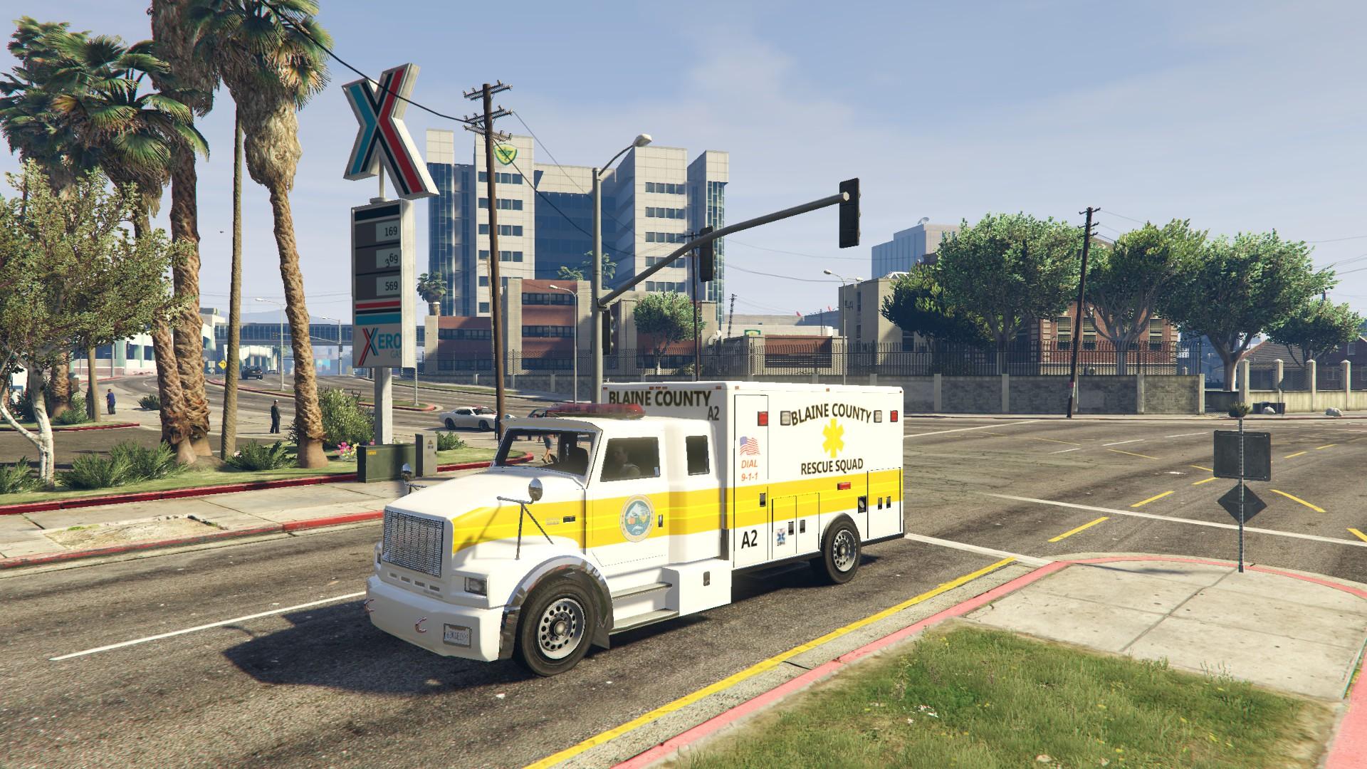 Ambulance gta 5 замена