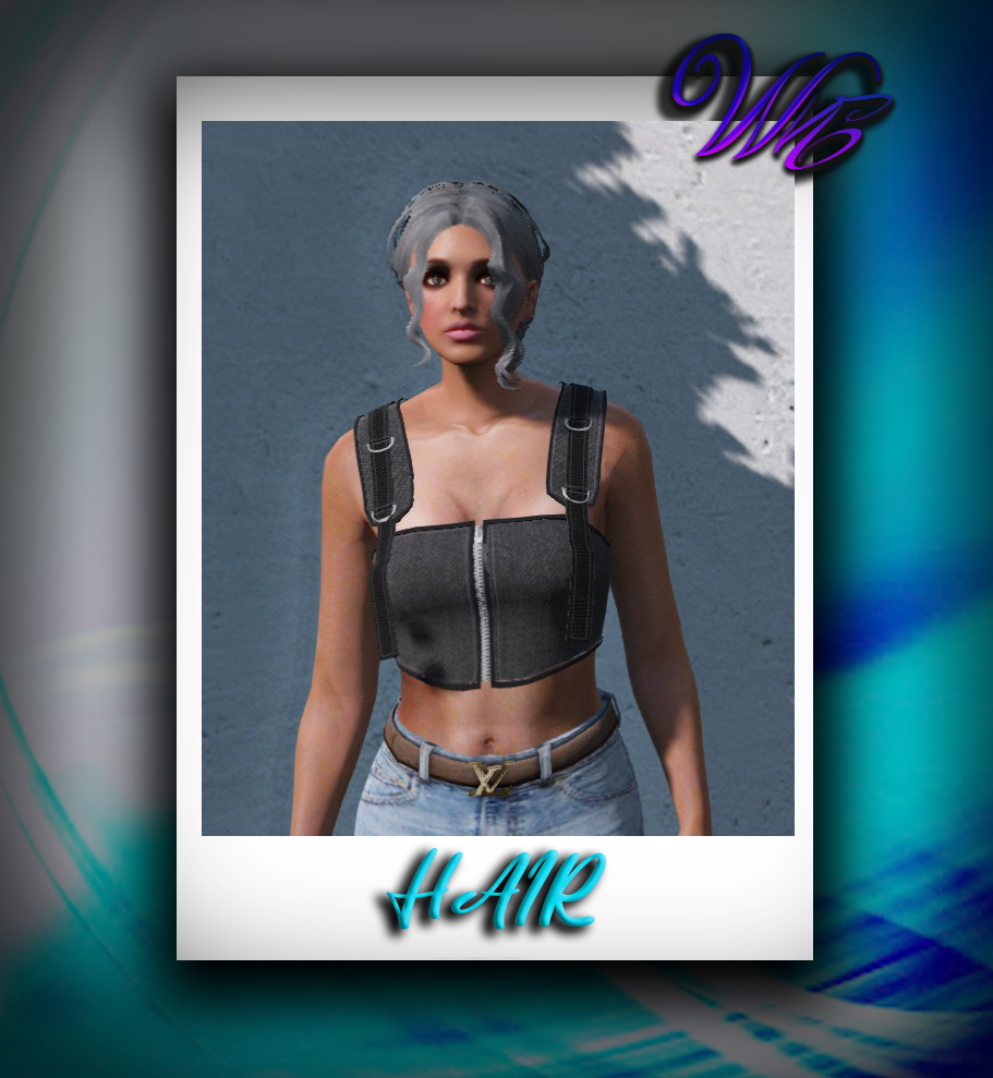 Bun Hair For Mp Female Gta5 