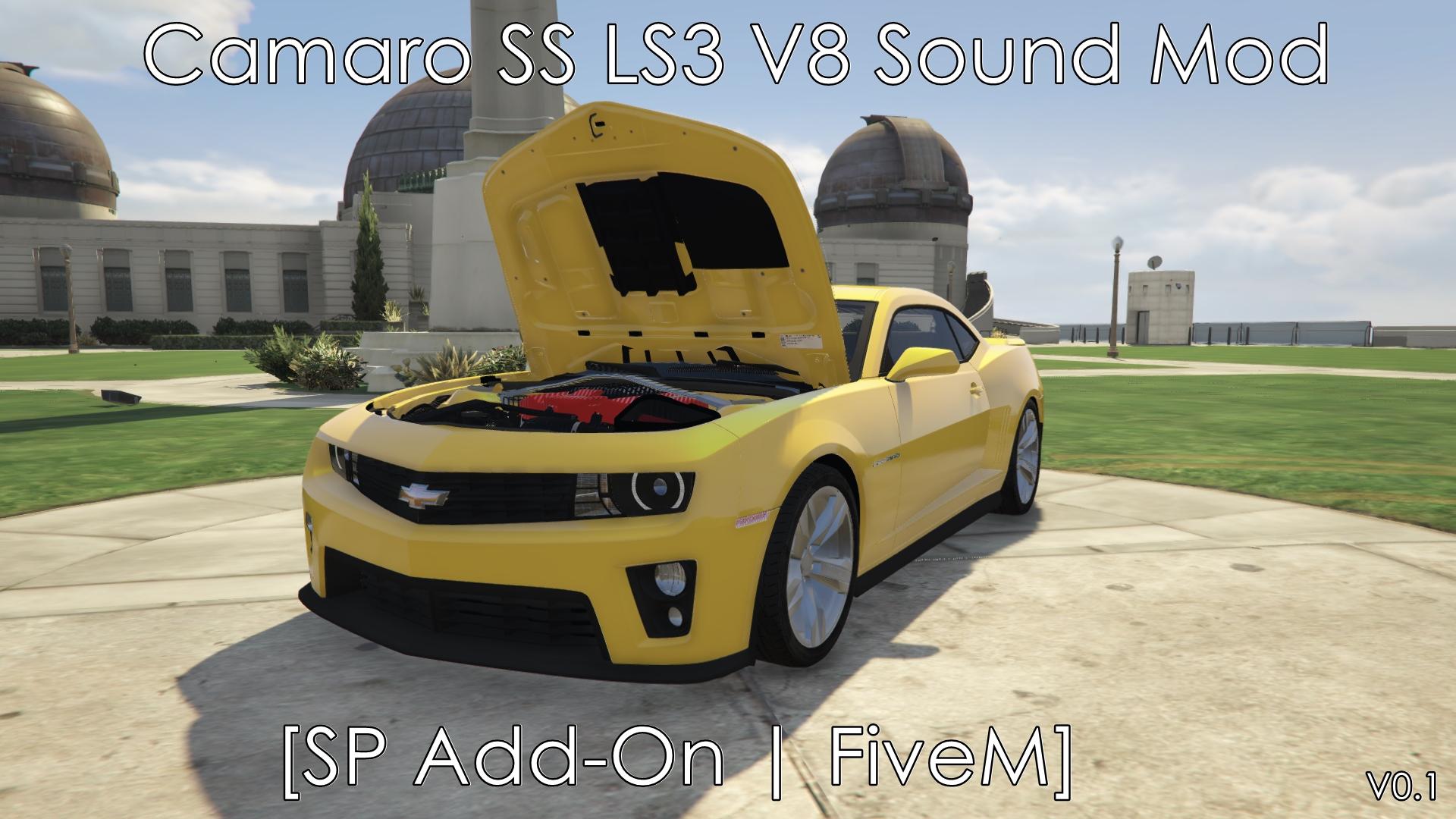 Camaro SS LS3 V8 Sound Mod [ SP Add-On