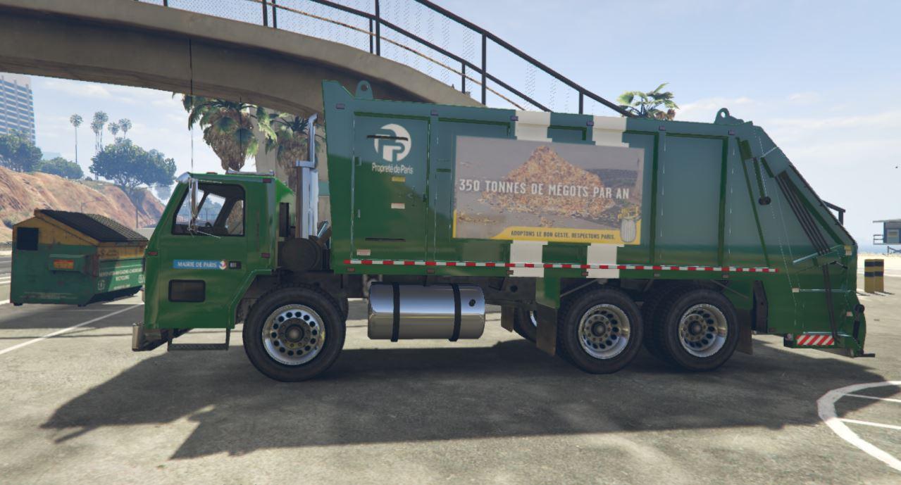 Camion Éboueurs de Paris - GTA5-Mods.com