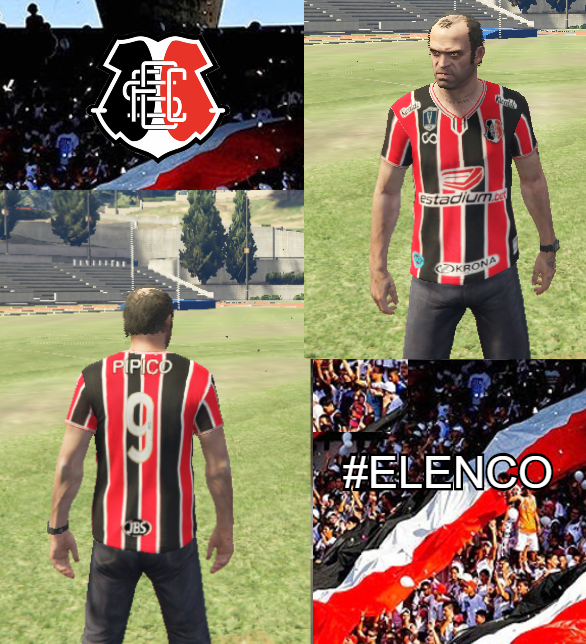 GTA San Andreas - Cadê o Game - Download - Skins & Roupas - Camisa S?o  Paulo Futebol Clube