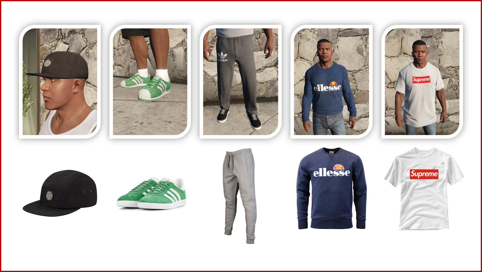 prieel restaurant dat is alles Casual Football Ultra's Clothing Pack - GTA5-Mods.com