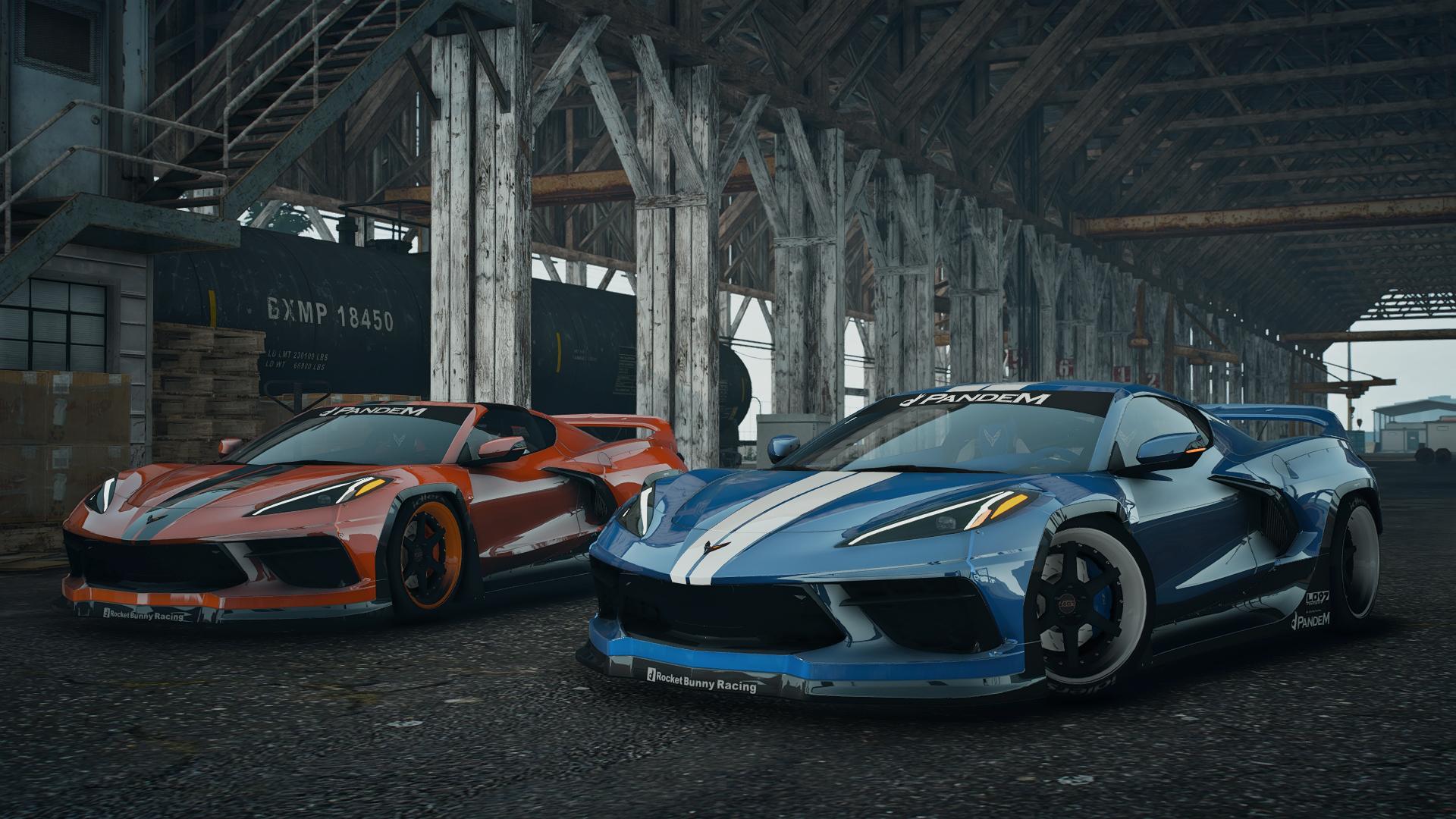 Corvette c8 gta 5 фото 40