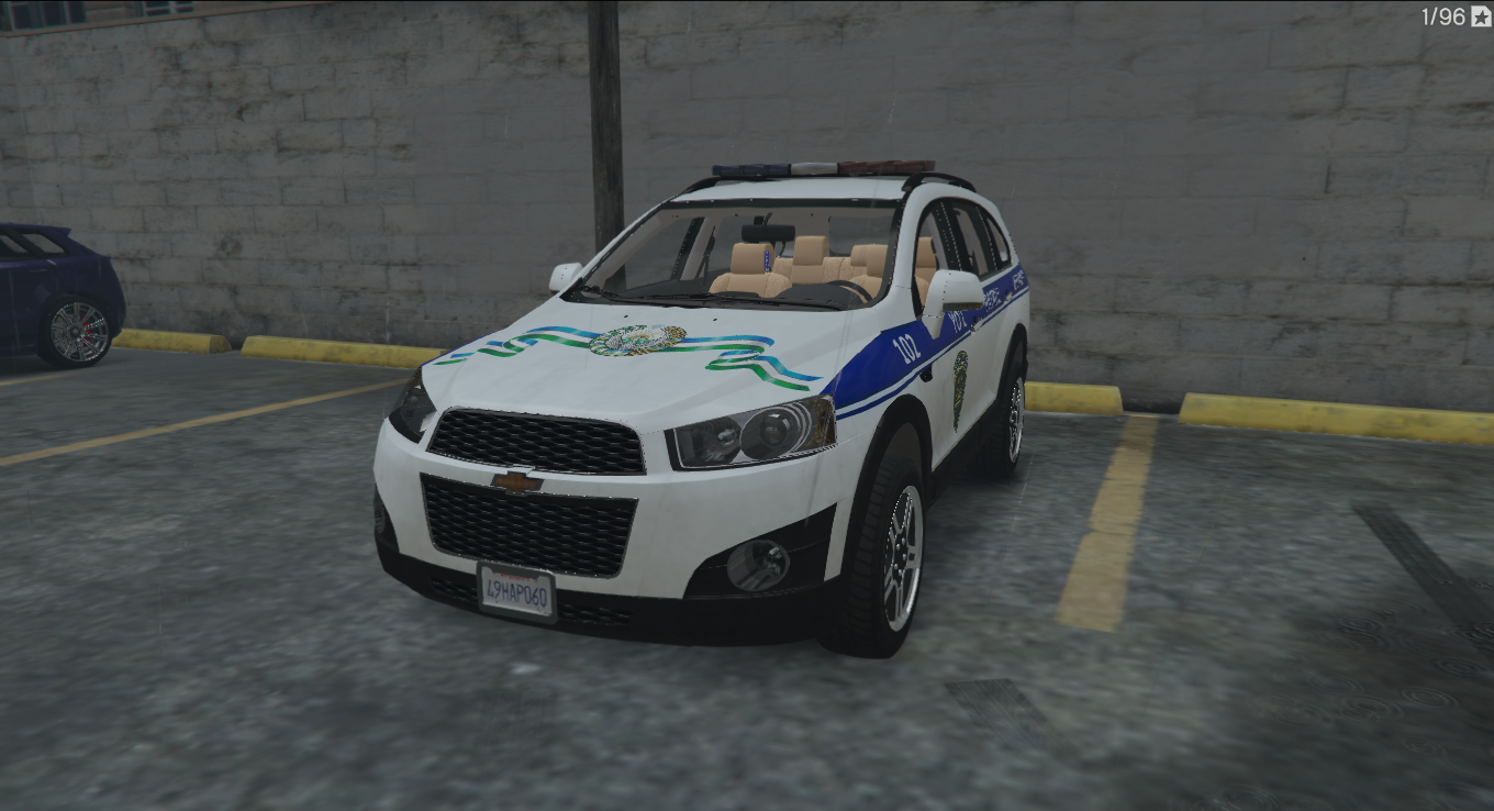 Chevrolet-Captiva2-Police-Uz - Gta5-Mods.com