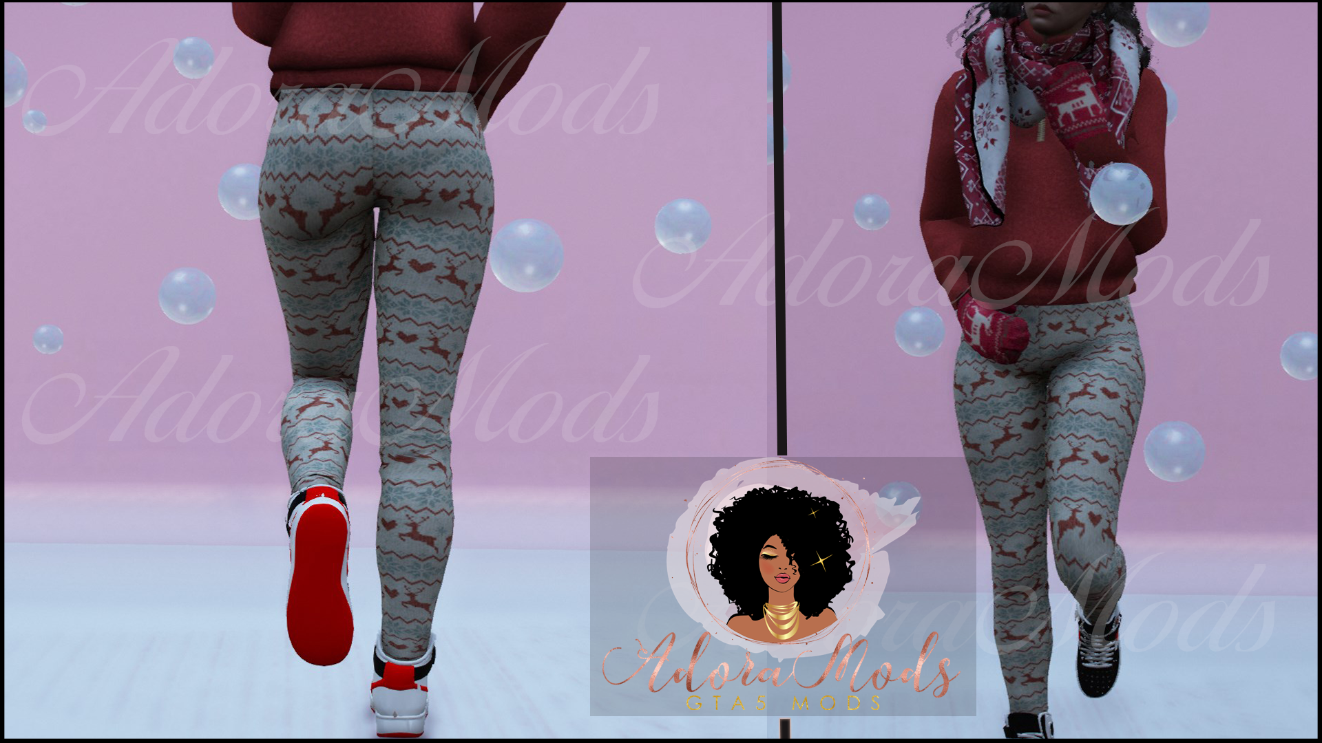 Christmas Leggings for MP Female - GTA5-Mods.com