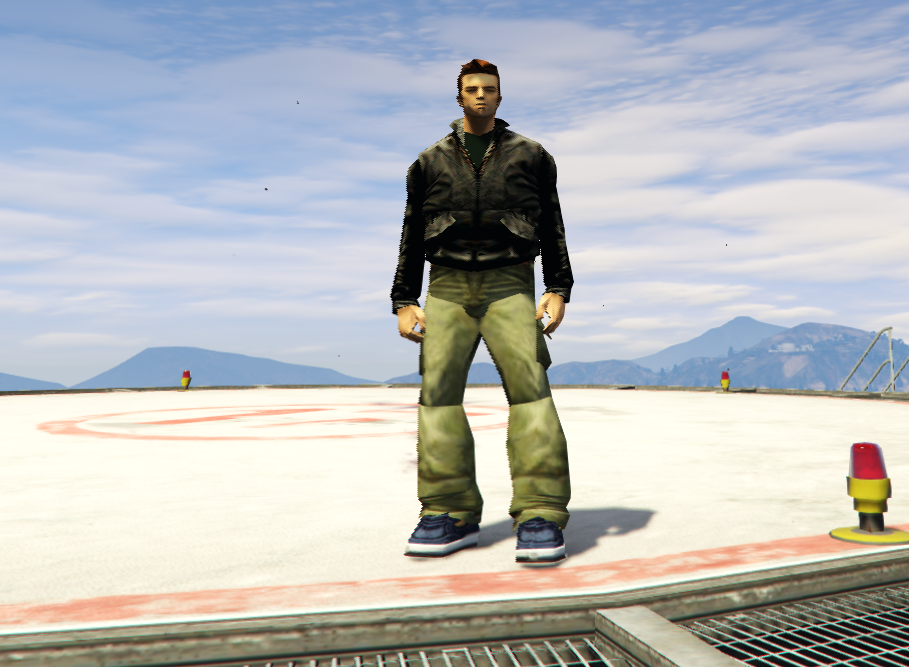 GTA 3 Smiling Claude For Mobile Mod 