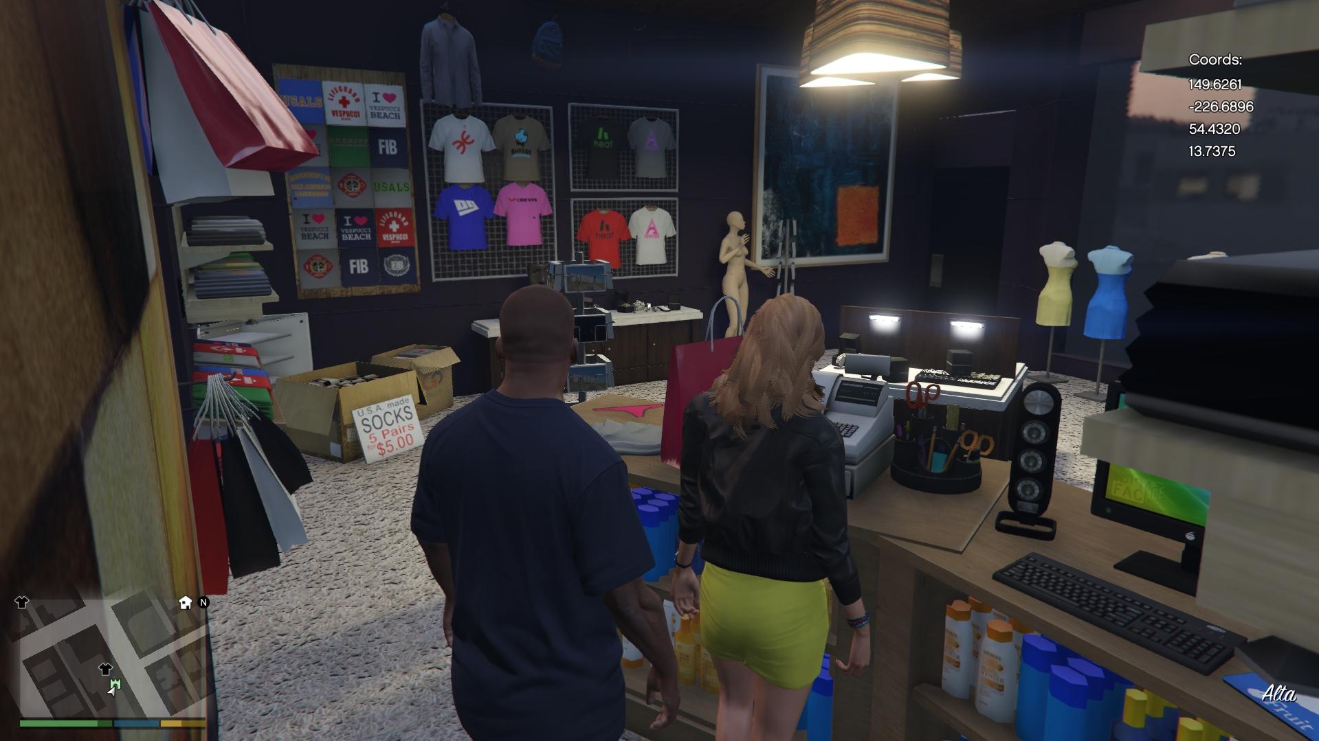 Gta online clothing store stores