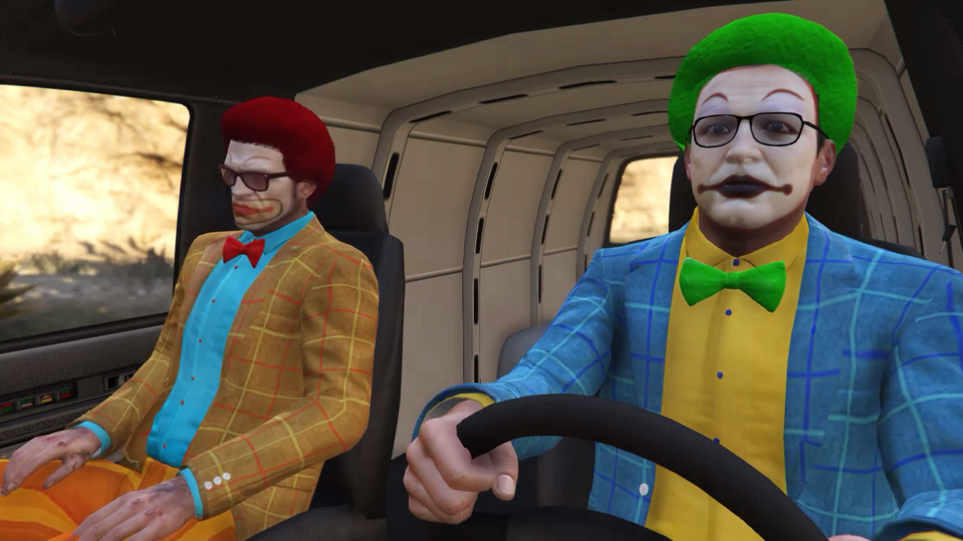 Clown outfit shop gta 5