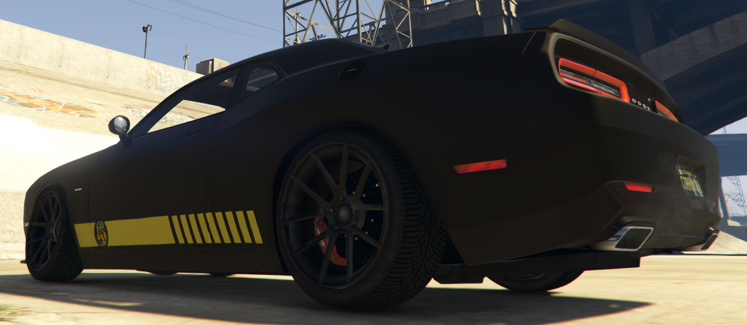 Cobra Kai Johnny Paintjob for tk0wnz' Dodge Challenger 2015 