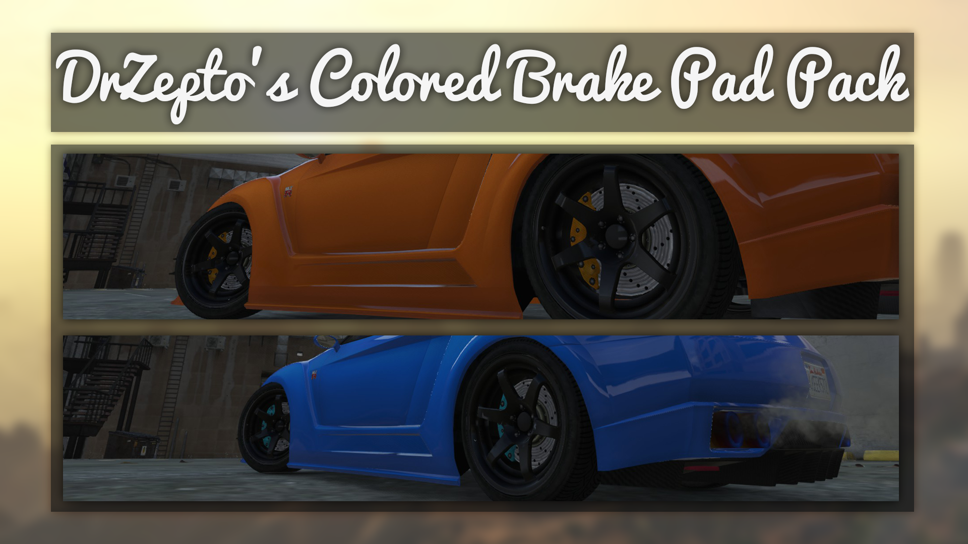 Colored Brake Pad Pack Gta5 Mods Com