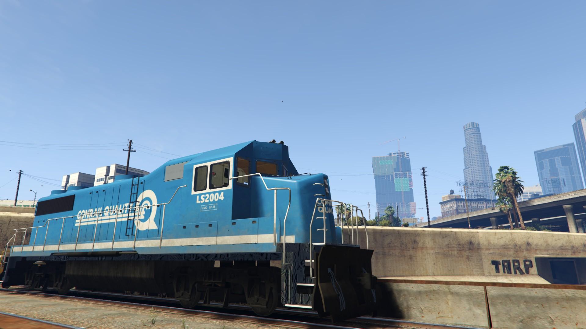 Gta 5 freight train фото 23