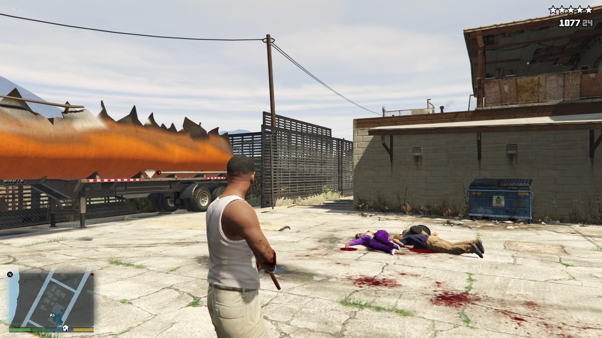 No blood mod gta 5 фото 113